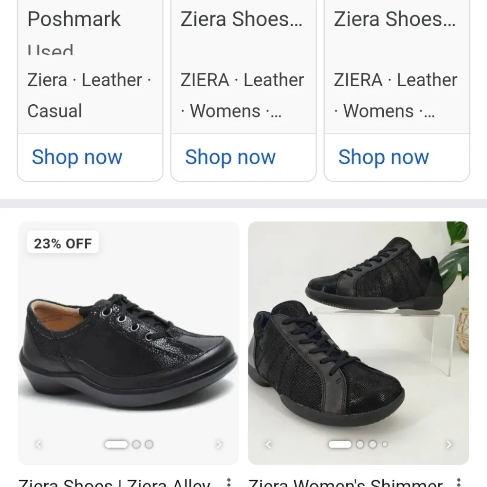 Womens Ziera Alley Black Stingray Shiny Leather Comfort Shoes Size‎ 9½ Old Money